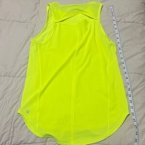 Lululemon Athletica Bright Yellow Tank Top